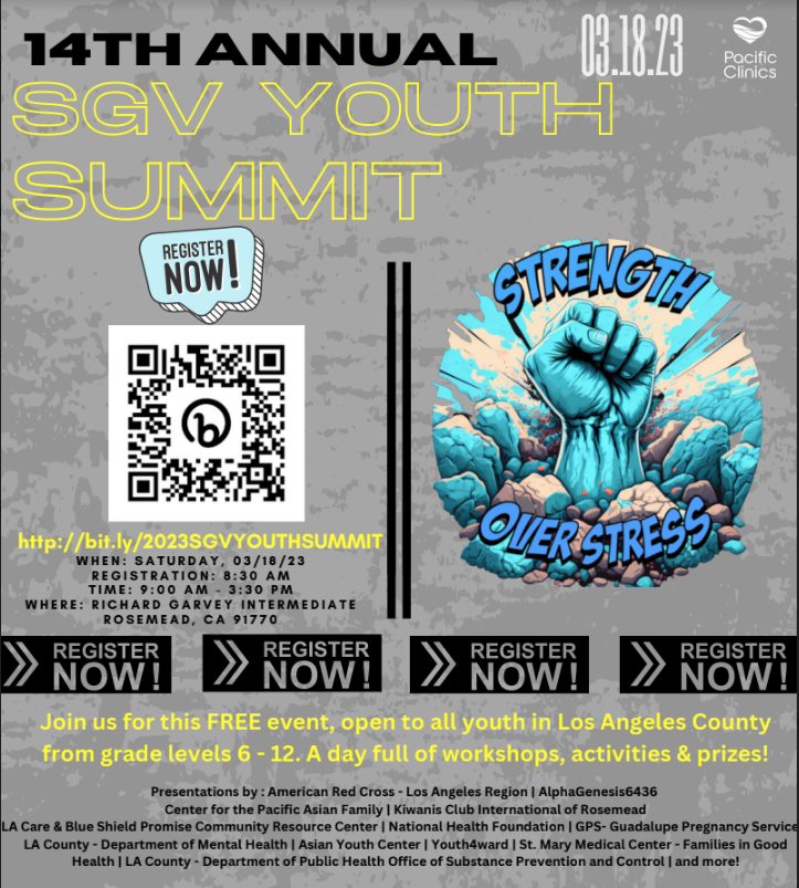 14th Annual San Gabriel Valley Youth Summit — Symposia on Health and Policy Issues